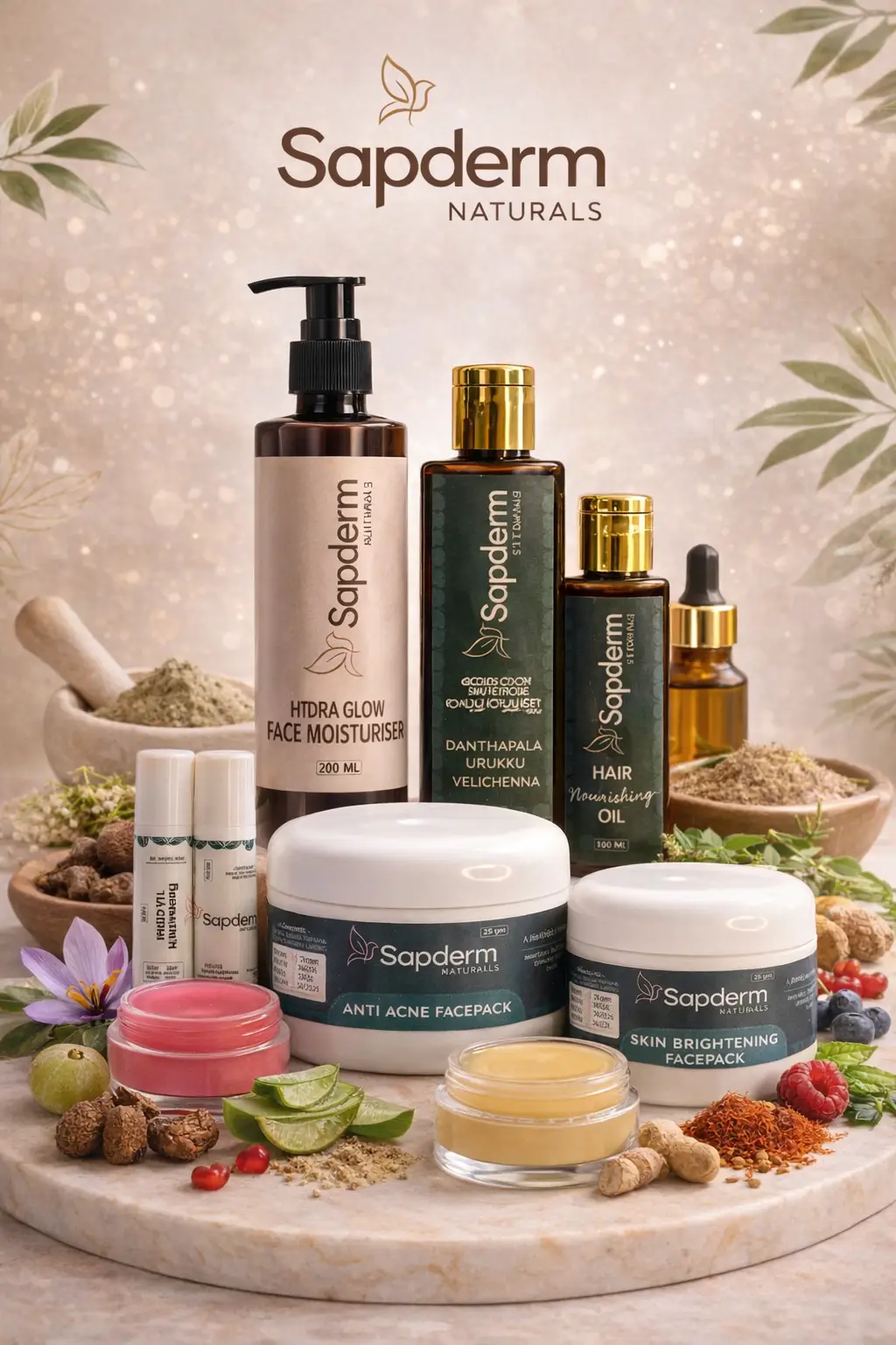 sapderm naturals ayurvedic skincare collection